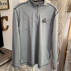 Men’s grey adidas PGA pullover sz L